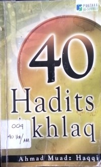 40 Hadits Akhlaq