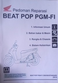 Pedoman Reparasi Beat POP PGM-FI